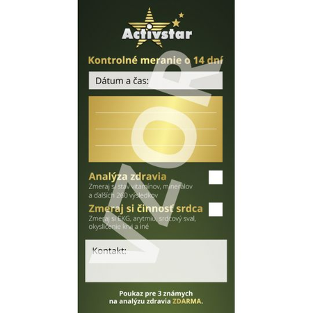 Biglietto da visita Misura di controllo 40 pz.