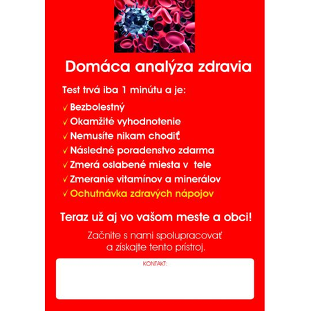 Poster A4 Analisi della salute